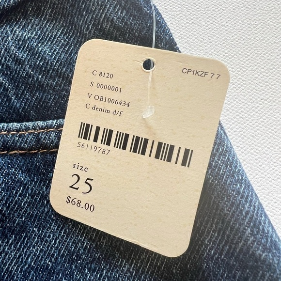 We The Free People Women’s 25 Bailey Raw Hem Mini Skirt Blue Wash Denim (E4) - Picture 3 of 5